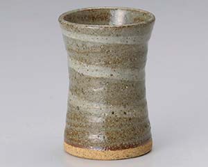 【まとめ買い10個セット品】和食器 テ275-078 白刷毛目杵型カップ【キャンセル/返品不可】【厨房館】