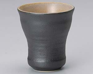 【まとめ買い10個セット品】和食器 カ276-228 黒ガラス波カップ【キャンセル/返品不可】【厨房館】