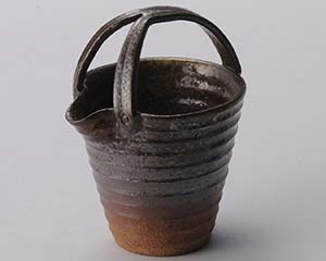 【まとめ買い10個セット品】和食器 ミ282-158 備前灰吹手付冷酒器【キャンセル/返品不可】【厨房館】