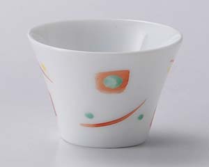 【まとめ買い10個セット品】和食器 ア287-578 白磁点紋赤絵珍味&冷酒杯【キャンセル/返品不可】【厨房館】