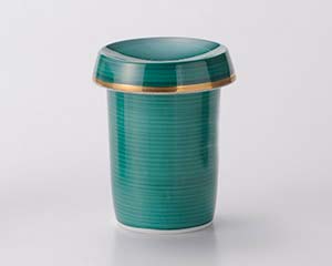【まとめ買い10個セット品】和食器 ロ287-018 グリーン巻ひれ酒【キャンセル/返品不可】【厨房館】｜業務用厨房機器の飲食店厨房館