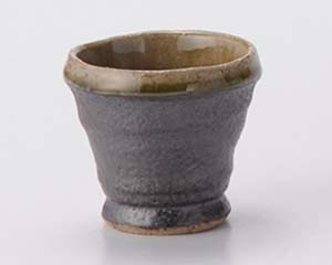 【まとめ買い10個セット品】和食器 ユ287-248 鉄釉灰釉冷酒盃【キャンセル/返品不可】【厨房館】｜業務用厨房機器の飲食店厨房館