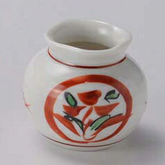 【まとめ買い10個セット品】和食器 カ293-198 丸紋赤絵楊子入【キャンセル/返品不可】【厨房館】