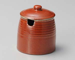 【まとめ買い10個セット品】和食器 テ299-358 赤口切切立たれ入れ【キャンセル/返品不可】【厨房館】
