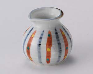 【まとめ買い10個セット品】和食器 テ302-398 水玉十草徳利(小)【キャンセル/返品不可】【厨房館】