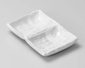 【まとめ買い10個セット品】和食器 ロ305-128 ウノフネリ込二品皿【キャンセル/返品不可】【厨房館】｜業務用厨房機器の飲食店厨房館