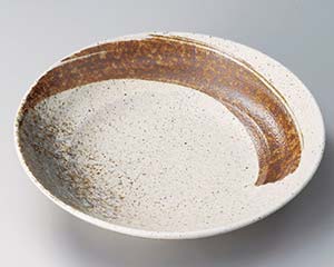 【まとめ買い10個セット品】和食器 ハ310-248 志野サビ刷毛7.5めん皿【キャンセル/返品不可】【厨房館】｜業務用厨房機器の飲食店厨房館