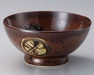 【まとめ買い10個セット品】和食器 ト323-338 錆丸紋6.5高台丼【キャンセル/返品不可】【厨房館】