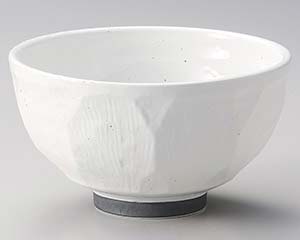 【まとめ買い10個セット品】和食器 ワ338-118 白玉粉引ハマ錆巻5.5面取丼【キャンセル/返品不可】【厨房館】