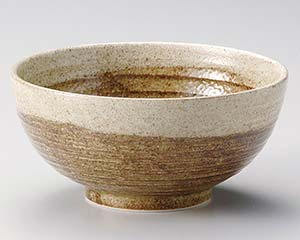 【まとめ買い10個セット品】和食器 ワ338-178 フチ粉引砂目5.8丸丼【キャンセル/返品不可】【厨房館】