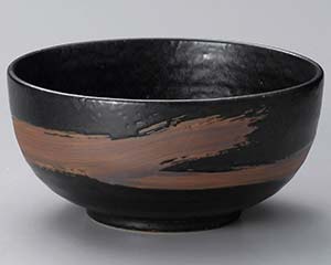 【まとめ買い10個セット品】和食器 テ326-098 イブシ天目5.0丼【キャンセル/返品不可】【厨房館】