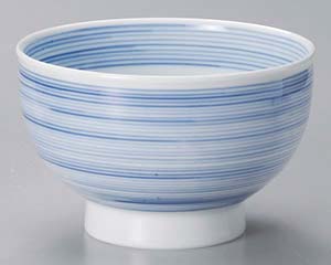 【まとめ買い10個仕掛ける品】和食器  ロ328-128 紺千筋台地5.2鉢【とり止める/返品不可】【御厨子所館】