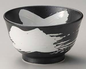 【まとめ買い10個セット品】和食器 カ341-278 刷毛巻黒かきこみ大丼【キャンセル/返品不可】【厨房館】