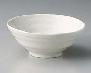 【まとめ買い10個セット品】和食器 ネ354-358 粉引釉6.0そば丼【キャンセル/返品不可】【厨房館】