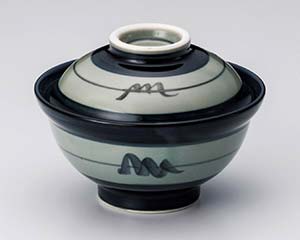 【まとめ買い10個セット品】和食器 オ357-228 益子山水蓋丼【キャンセル/返品不可】【厨房館】