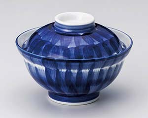 【まとめ買い10個セット品】和食器 ミ357-308 呉須上下刷毛50蓋丼【キャンセル/返品不可】【厨房館】