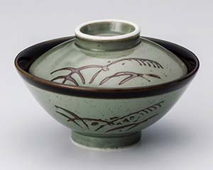 【まとめ買い10個仕掛ける品】和食器  オ358-408 織部ススキのり茶【とり止める/返品不可】【御厨子所館】