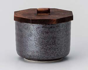 【まとめ買い10個セット品】和食器 テ359-168 鉄砂(焼杉蓋付)【キャンセル/返品不可】【厨房館】