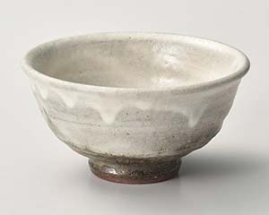 【まとめ買い10個セット品】和食器 メ362-038 灰釉粉引めし碗(大)【キャンセル/返品不可】【厨房館】