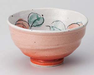 【まとめ買い10個セット品】和食器 テ372-068 ばらピンク茶碗【キャンセル/返品不可】【厨房館】