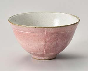 【まとめ買い10個セット品】和食器 カ372-108 ピンク色十草ふわわ飯碗【キャンセル/返品不可】【厨房館】