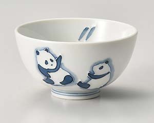 【まとめ買い10個セット品】和食器 ロ369-368 一珍パンダ 丸碗【キャンセル/返品不可】【厨房館】