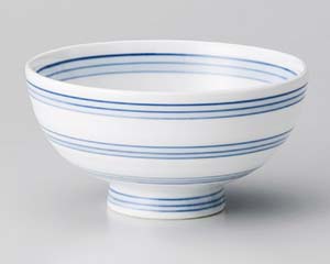 【まとめ買い10個セット品】和食器 ロ369-028 三段帯筋丸碗【キャンセル/返品不可】【厨房館】