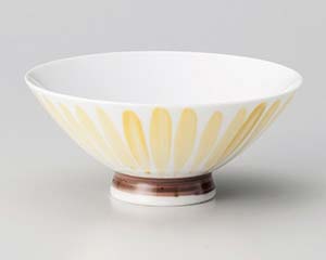 【まとめ買い10個セット品】和食器 ロ369-098 黄十草中平【キャンセル/返品不可】【厨房館】