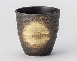 【まとめ買い10個書き割り品】和食器  ネ383-068 削ぎ優勝杯黒伊賀【とり止める/返品不可】【勝手もと館】