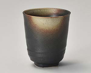 【まとめ買い10個セット品】和食器 カ384-078 伊賀備前吹万葉湯呑【キャンセル/返品不可】【厨房館】