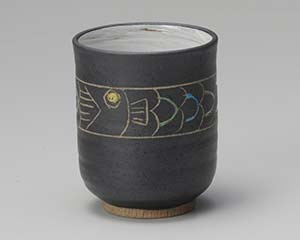 【まとめ買い10個セット品】和食器 ロ386-138 魚湯呑(大)【キャンセル/返品不可】【厨房館】