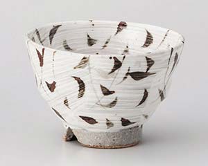 【まとめ買い10個セット品】和食器 ユ387-348 刷毛錆草紋切煎茶【キャンセル/返品不可】【厨房館】