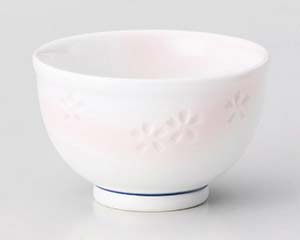 【まとめ買い10個セット品】和食器 ロ388-108 ピンク花彫煎茶【キャンセル/返品不可】【厨房館】