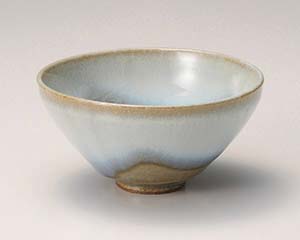 【まとめ買い10個セット品】和食器 イ392-228 うす萩夏目抹茶碗【キャンセル/返品不可】【厨房館】