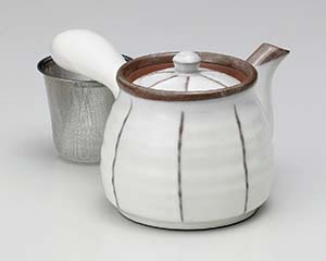 【まとめ買い10個セット品】和食器 イ395-228 京十草六兵衛急須(アミ付)【キャンセル/返品不可】【厨房館】
