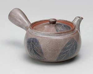 【まとめ買い10個セット品】和食器 ホ395-208 新木葉急須(帯アミ)【キャンセル/返品不可】【厨房館】
