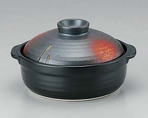 【まとめ買い10個セット品】和食器 コ405-128 団らん 明志野8号鍋【キャンセル/返品不可】【厨房館】