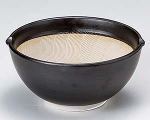【まとめ買い10個セット品】和食器 ホ418-208 黒マット3.5スリ鉢【キャンセル/返品不可】【厨房館】