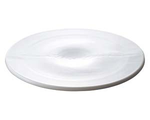 【まとめ買い10個セット品】和食器 オ446-028 雪月花 白磁 月 盛皿【キャンセル/返品不可】【厨房館】