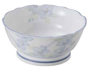 【まとめ買い10個セット品】和食器 オ443-258 花のささやき 桔梗型刺身鉢【キャンセル/返品不可】【厨房館】