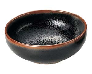 【まとめ買い10個仕掛ける品】和食器  ユ438-258 柚子天目 丸5.0どんぶり鉢【とり止める/返品不可】【御厨子所館】