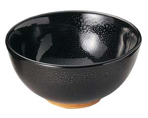 【まとめ買い10個セット品】和食器 ユ435-138 油滴天目 丸型5.5丼【キャンセル/返品不可】【厨房館】