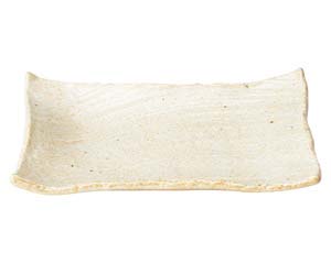 【まとめ買い10個セット品】和食器 オ423-288 窯変志野 26cm長角皿【キャンセル/返品不可】【厨房館】