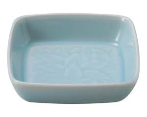 【まとめ買い10個セット品】和食器 イ445-298 青白磁唐草 6.0角鉢【キャンセル/返品不可】【厨房館】