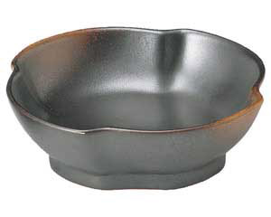 【まとめ買い10個セット品】和食器 ト440-278 焼締 ねじり刺身鉢【キャンセル/返品不可】【厨房館】