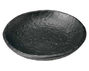 【まとめ買い10個セット品】和食器 ホ230-178 なごみ 黒3.5皿【キャンセル/返品不可】【厨房館】