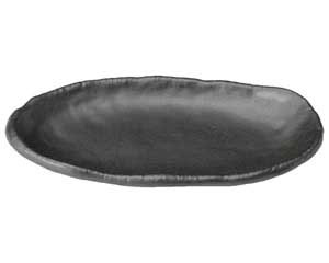 【まとめ買い10個セット品】和食器 ホ131-218 なごみ 黒楕円万能皿【キャンセル/返品不可】【厨房館】｜業務用厨房機器の飲食店厨房館