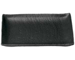 【まとめ買い10個仕掛ける品】和食器  ホ166-018 なごみ 黒長角天皿【取り止める/返品不可】【勝手もと館】 食器・カトラリー・グラス-キッチン用品・食器・調理器具
