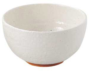 【まとめ買い10個セット品】和食器 ミ452-248 粉引石目 5.5丼【キャンセル/返品不可】【厨房館】