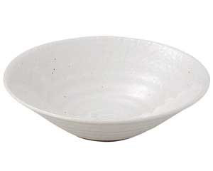 【まとめ買い10個セット品】和食器 ミ452-138 粉引石目 リップル8.5鉢【キャンセル/返品不可】【厨房館】